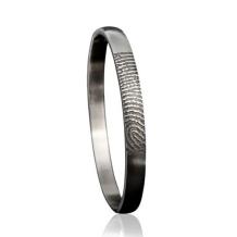 RVS scharnier armband met vingerafdruk.JPG
